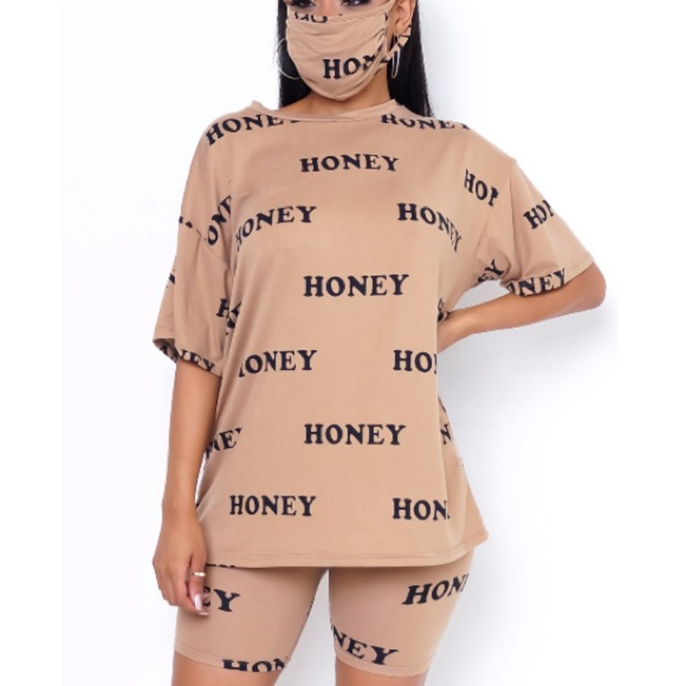 Honey Biker Short Set